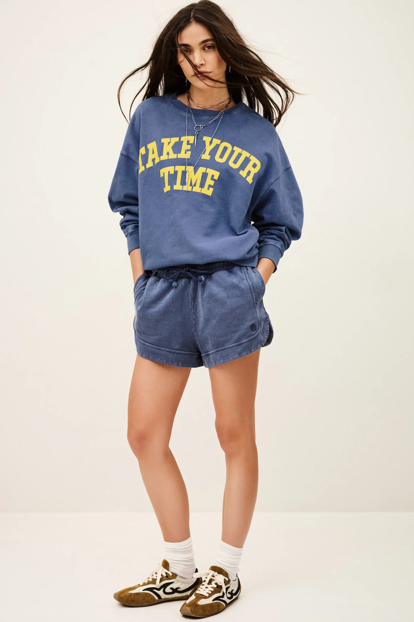 KEYRA sweatshirt oversize coton