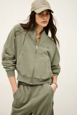 KIRA sweatshirt zippé coton