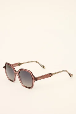 LIZBET lunettes solaires hexagonales