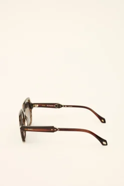 LIZBET lunettes solaires hexagonales