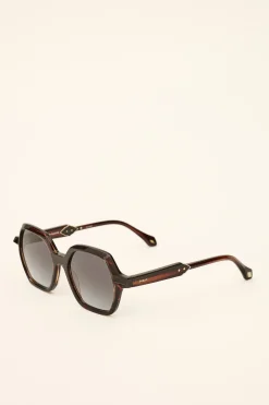 LIZBET lunettes solaires hexagonales
