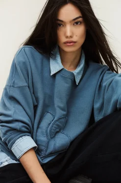 MAIA sweat-shirt loose confortable