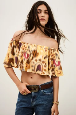 MANTHEA top bustier volants