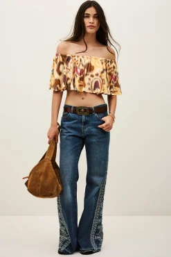MANTHEA top bustier volants