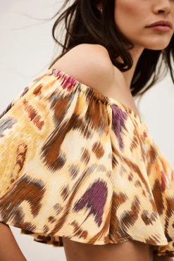 MANTHEA top bustier volants