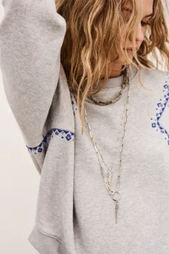 MESTA sweat brodé
