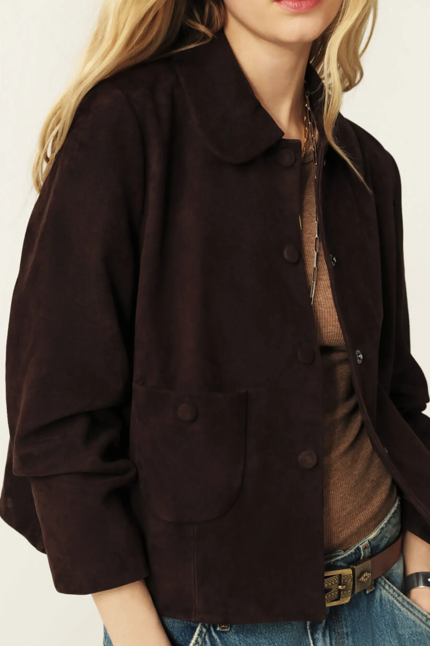MILAS veste coupe droite