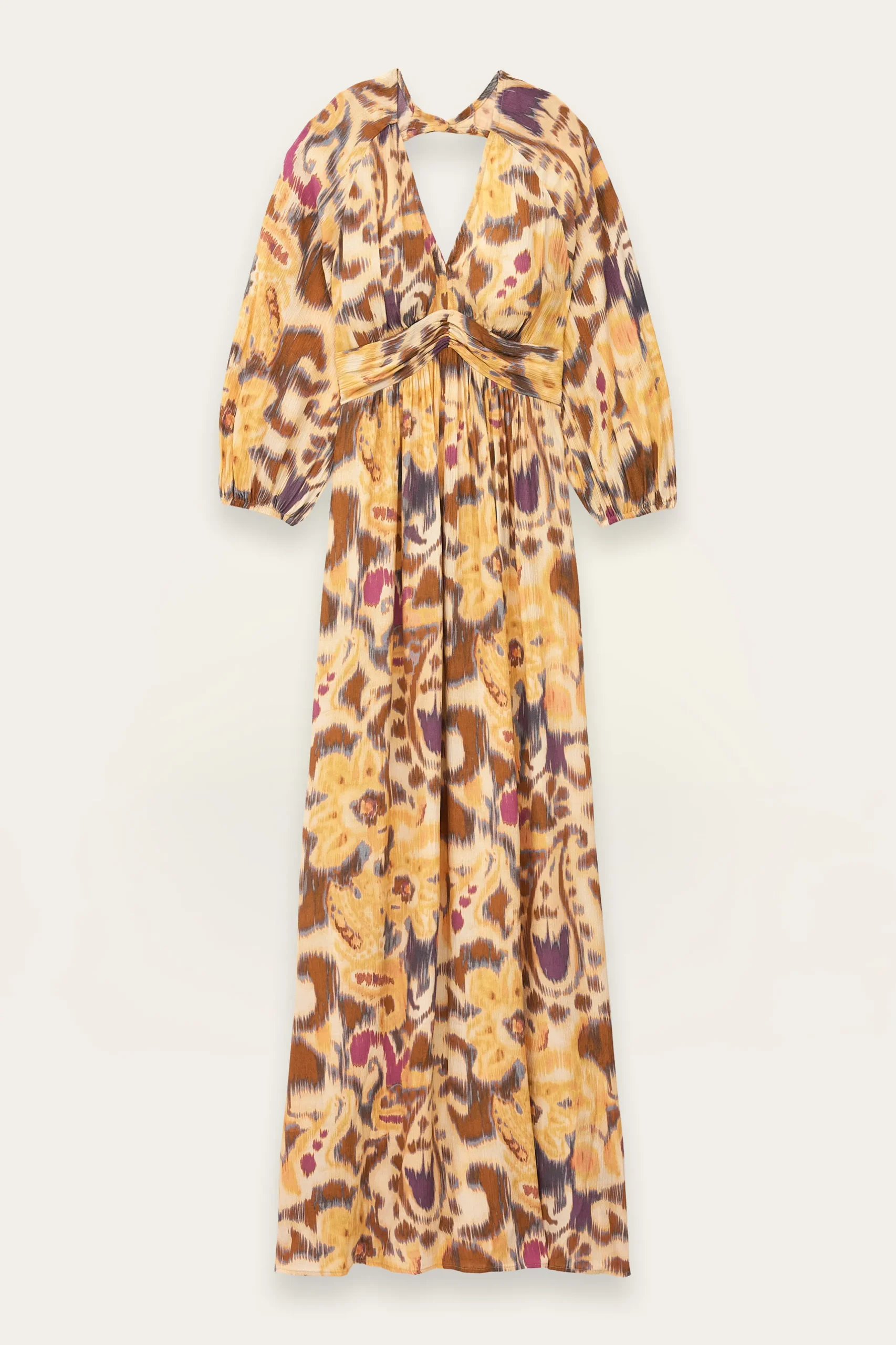 MOLINA robe maxi dos ouvert