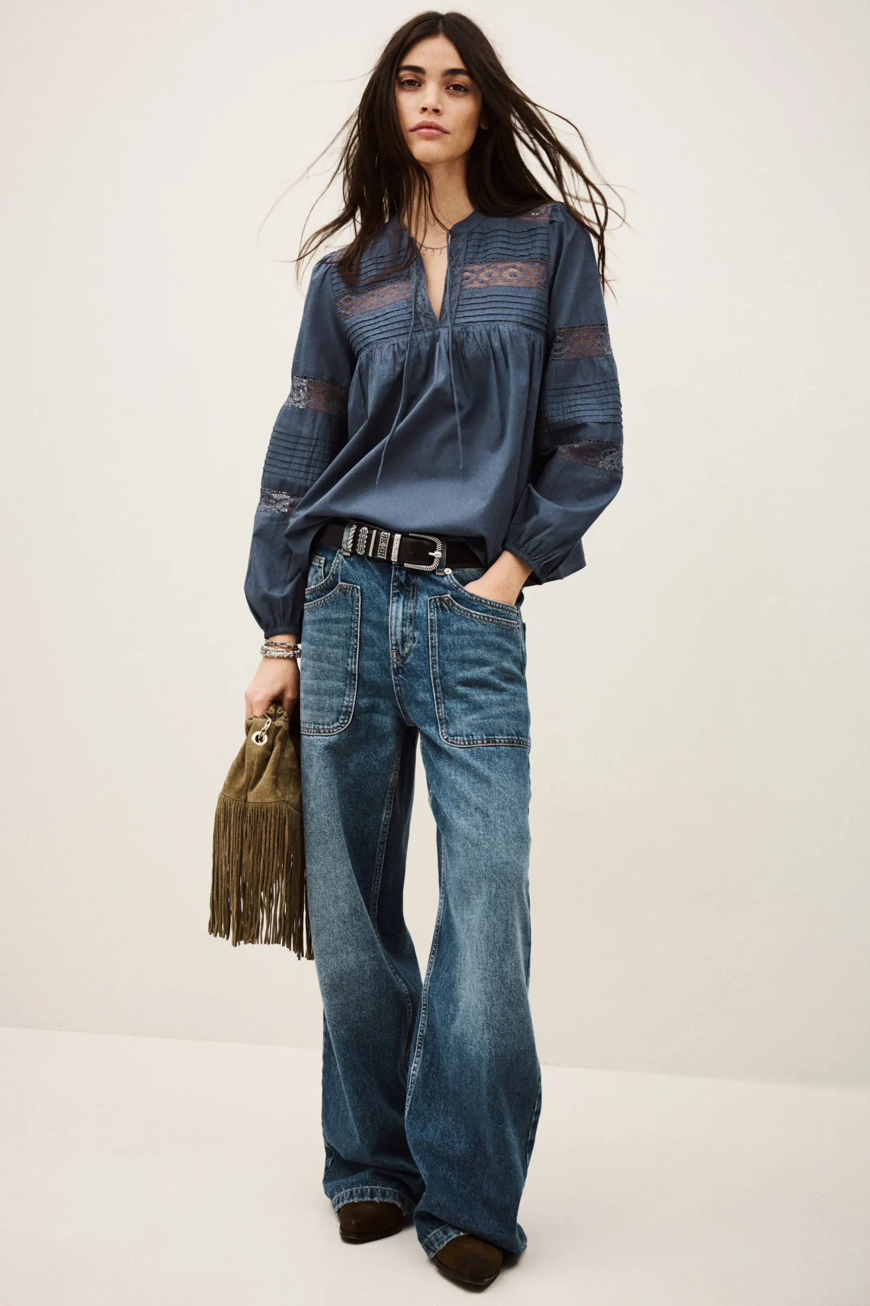NAMI blouse loose dentelle