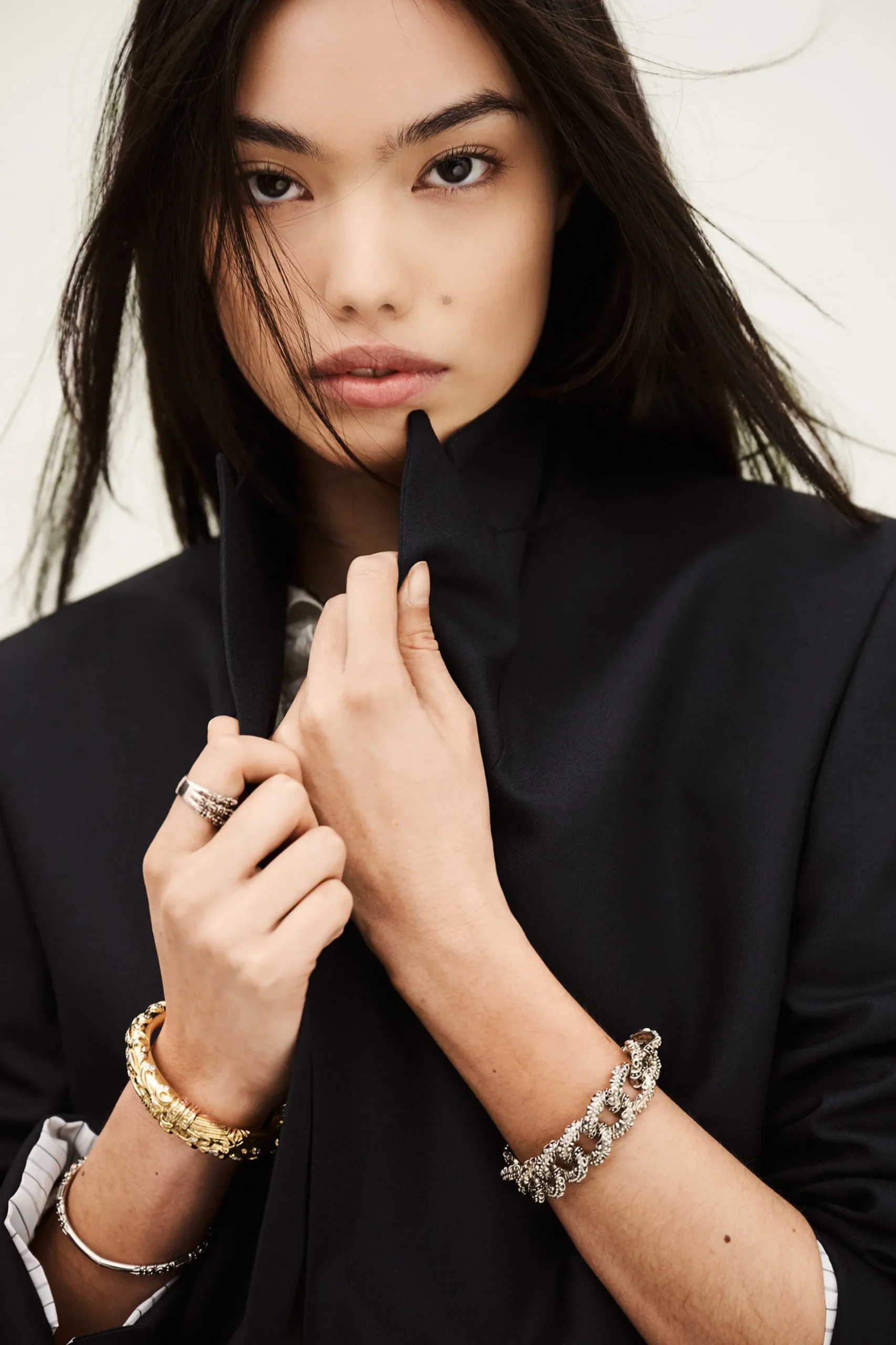 NISHA blazer droit tailleur