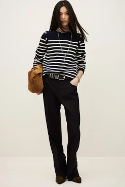 NIVES pantalon bootcut laine
