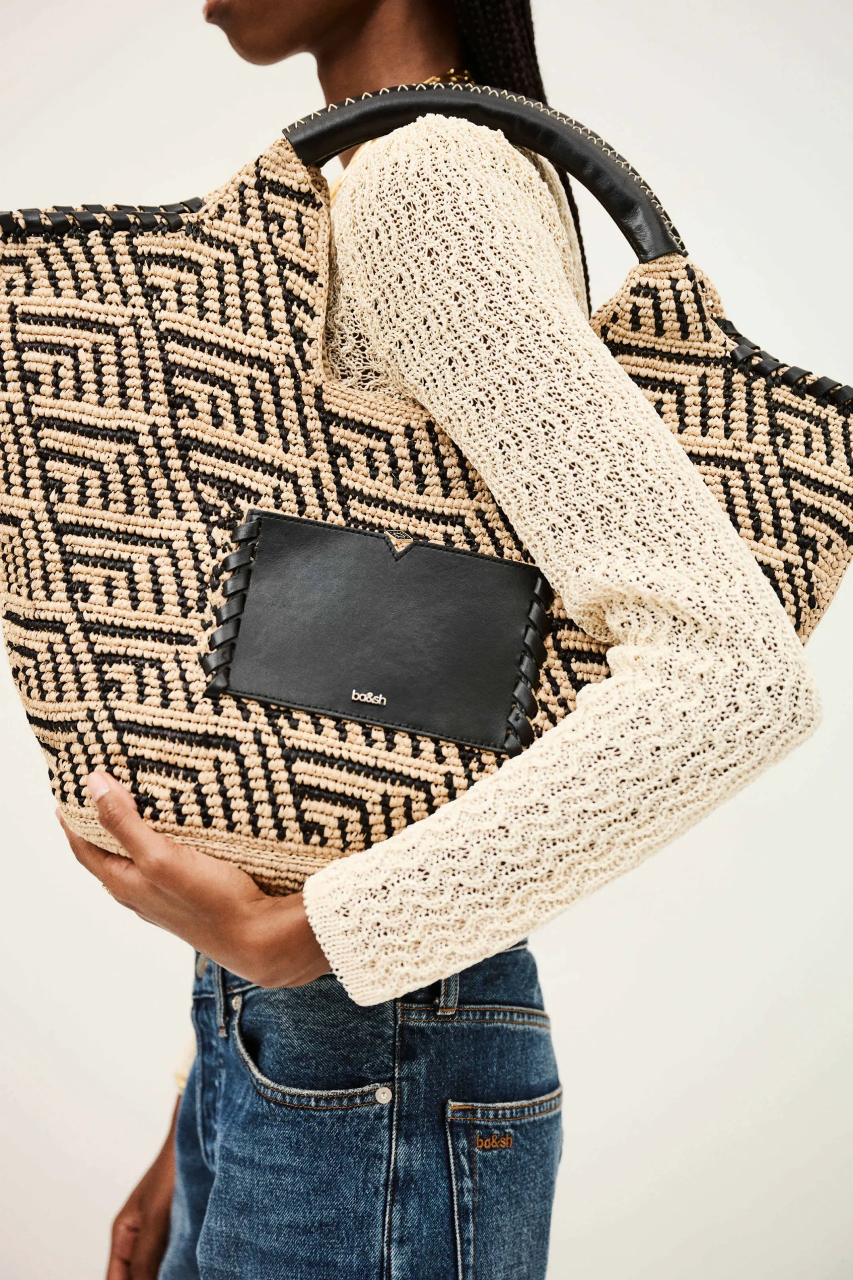 OPHELIA grand panier en raphia