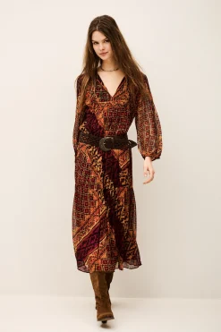 ORIA robe midi loose