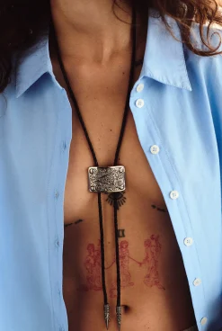 ORTAN bolo tie en argent