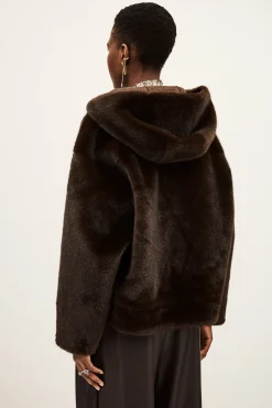 PANDY manteau fausse fourrure