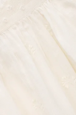 PARLY top dentelle brodée