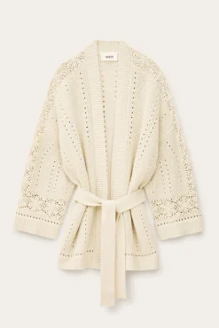 PERINE gilet long maille