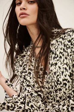 PERLA robe courte imprimée