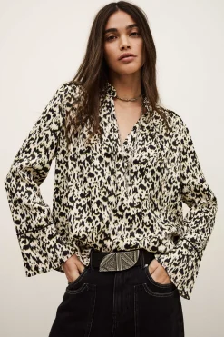 PIA blouse longue imprimée