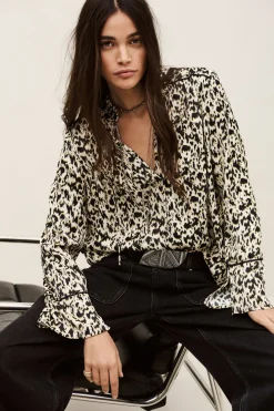PIA blouse longue imprimée