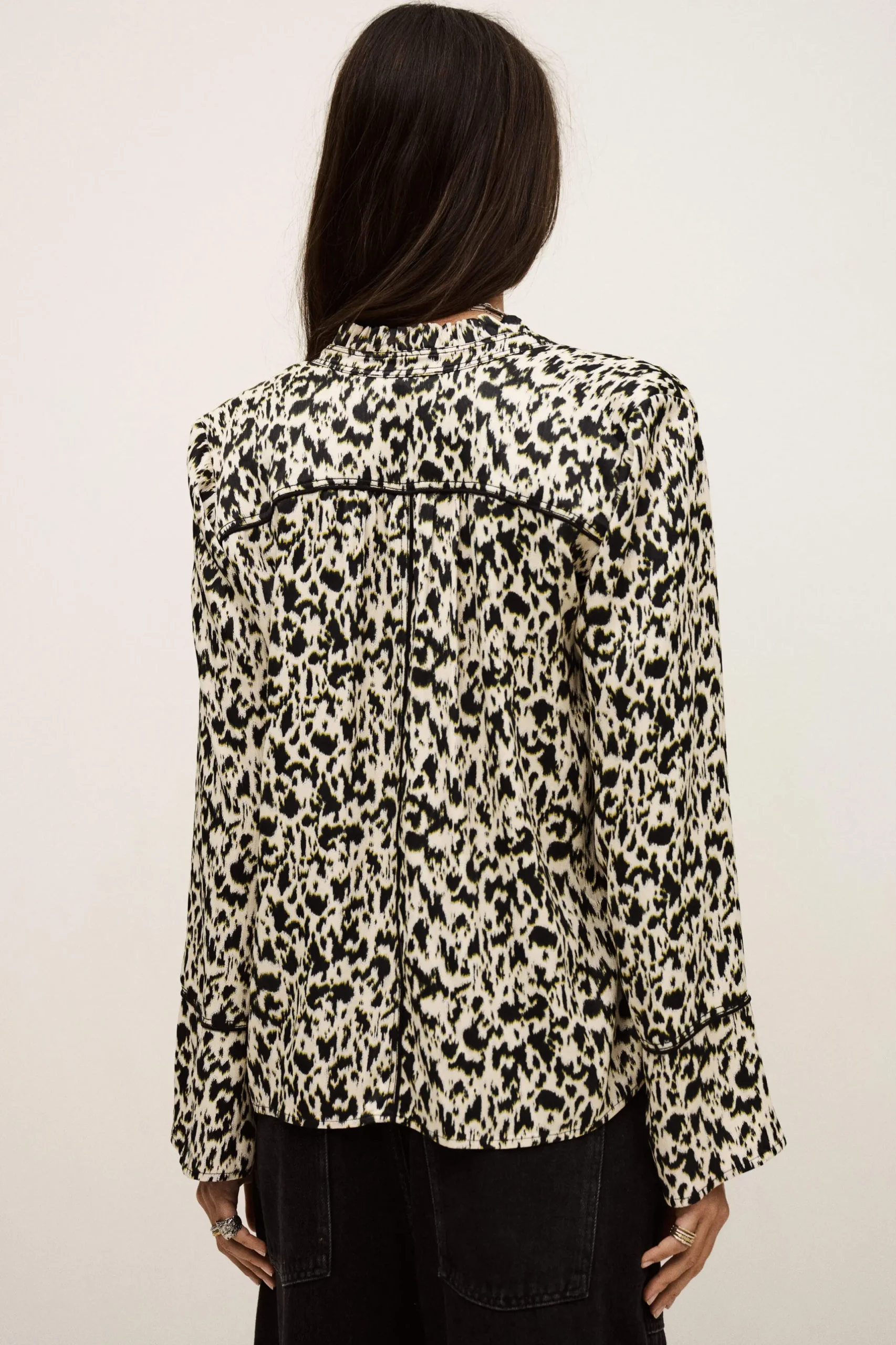 PIA blouse longue imprimée