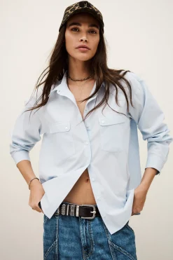 PORZIA chemise rayée ample