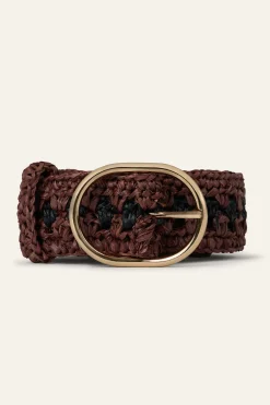 RAPHIA ceinture raphia tresse