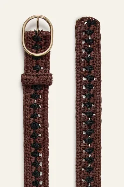 RAPHIA ceinture raphia tresse