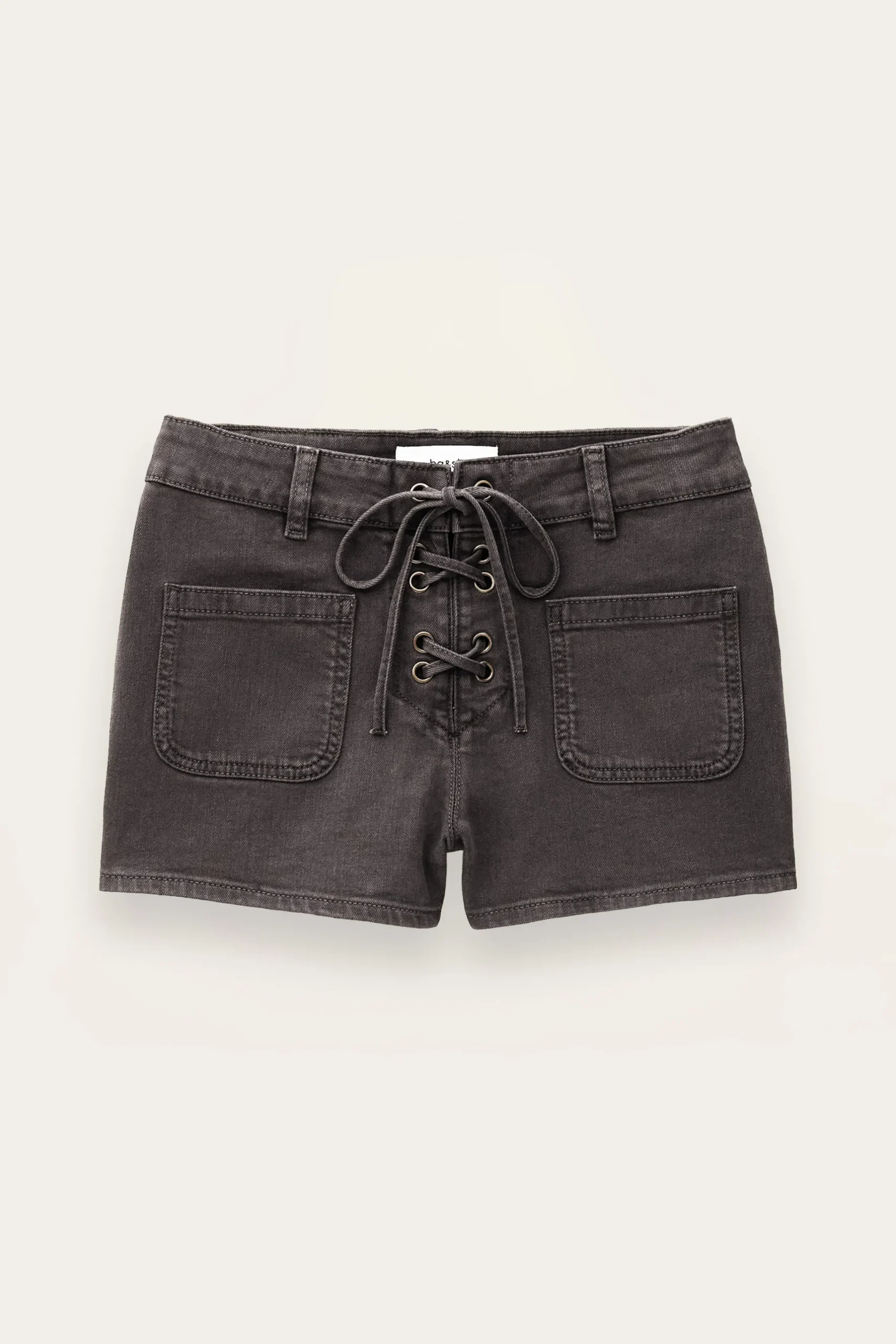 RENO short denim taille haute