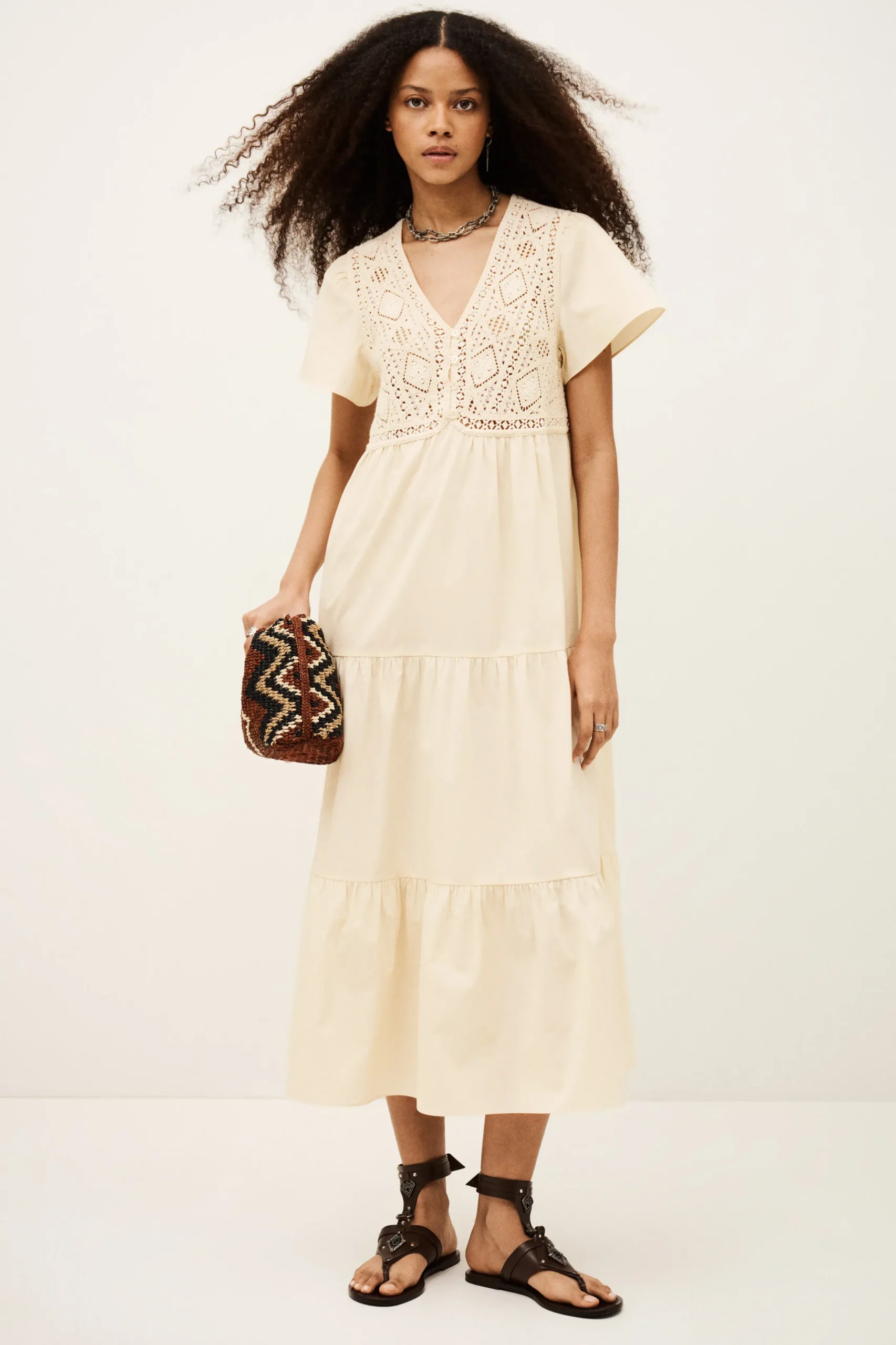 SANDY robe midi