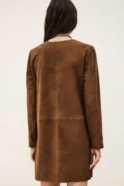 SEDA robe courte daim