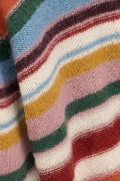SERENA pull rayé oversized