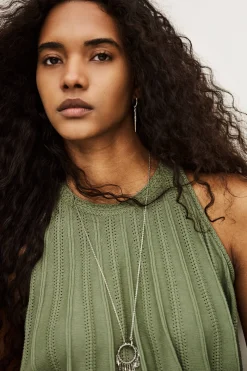 SERRES top sans manches ajoure