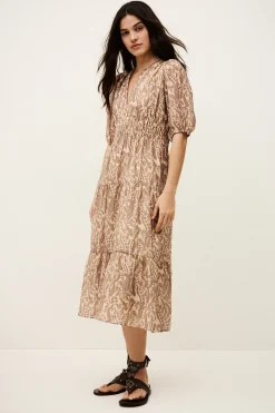 TANYSSA robe midi imprimée