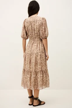 TANYSSA robe midi imprimée