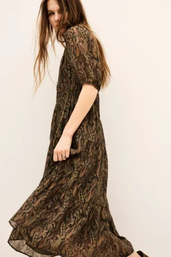TANYSSA robe midi imprimée