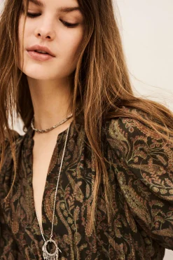 TANYSSA robe midi imprimée