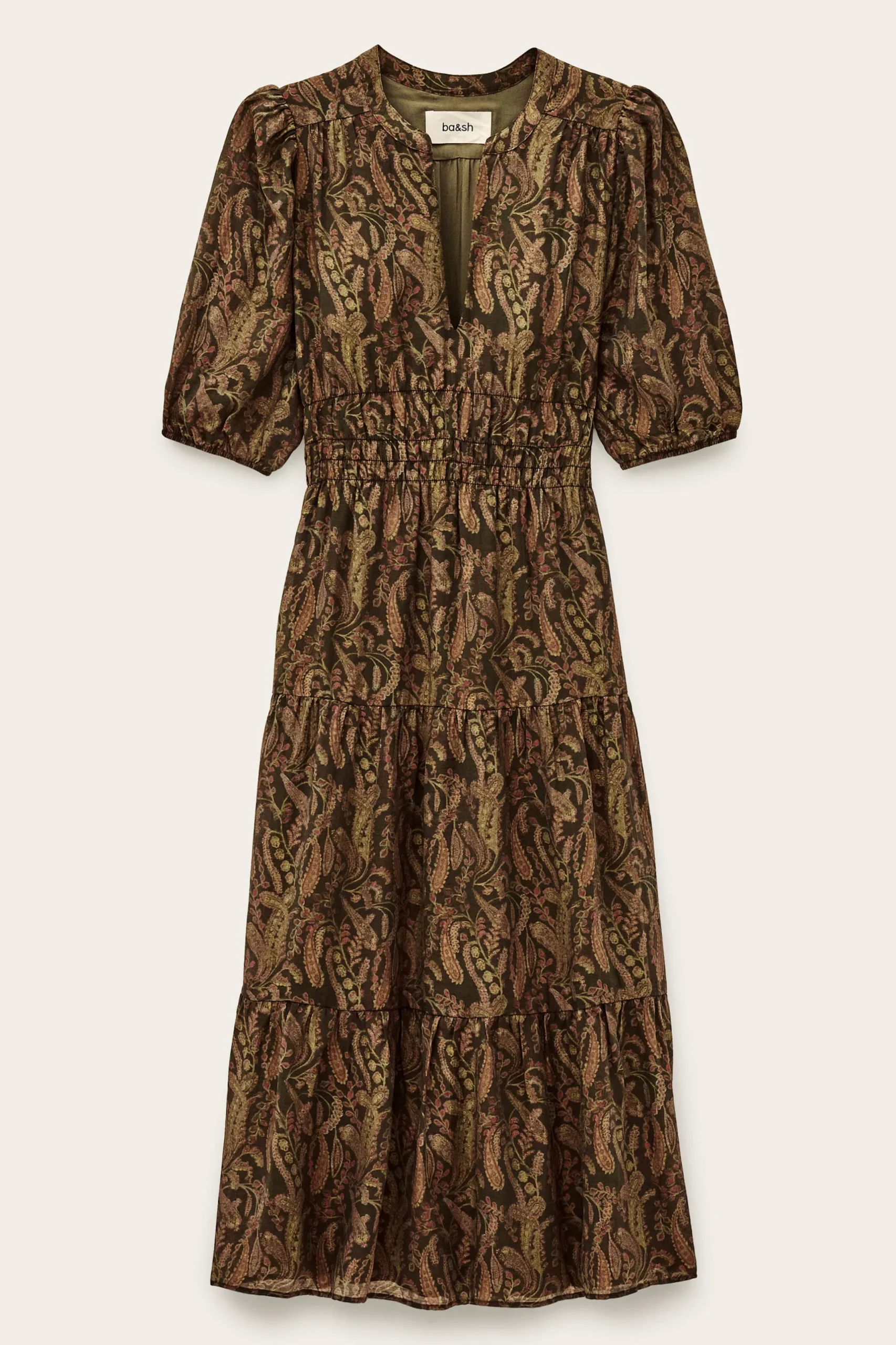 TANYSSA robe midi imprimée