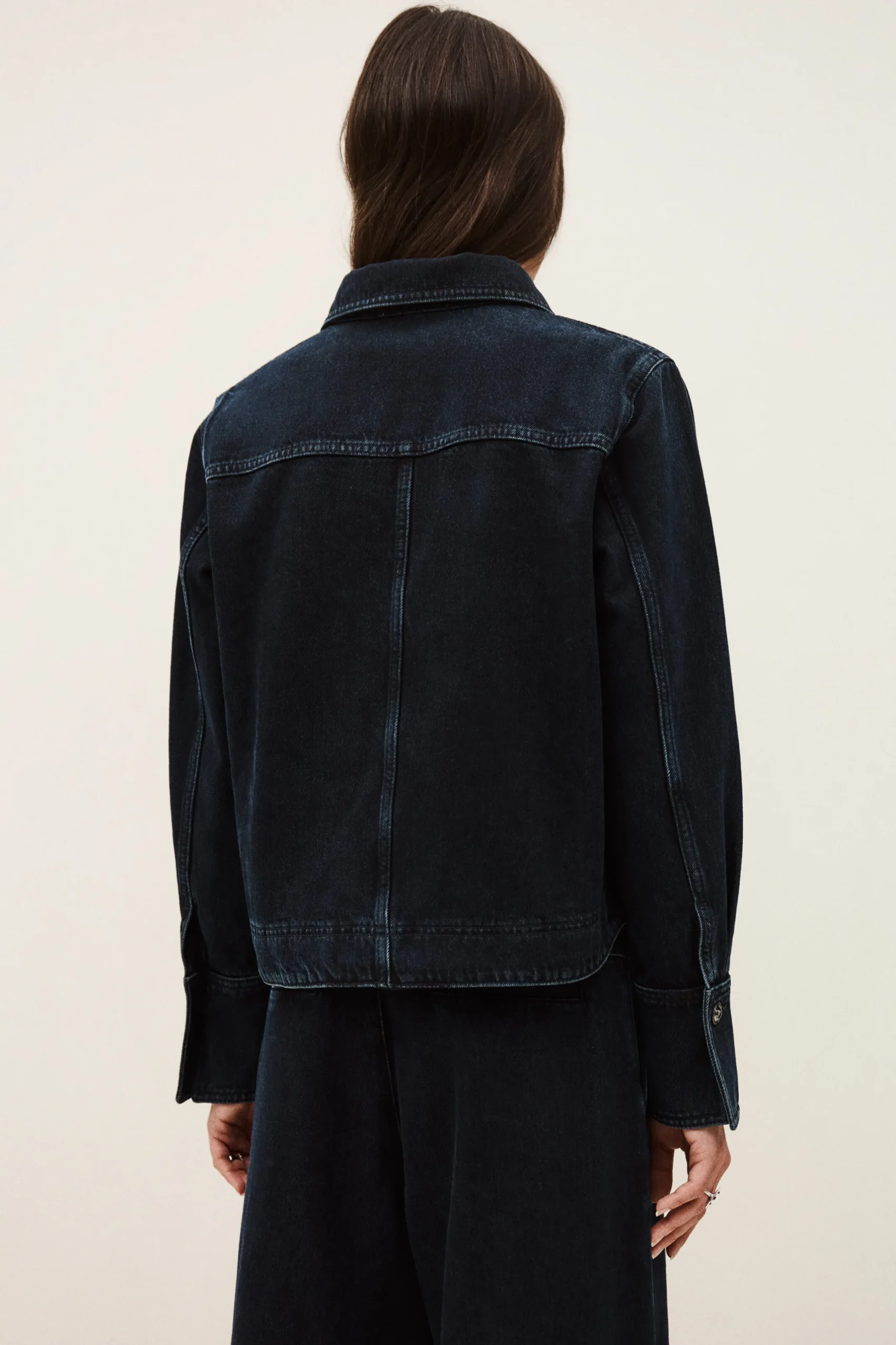 TAVY top denim droit