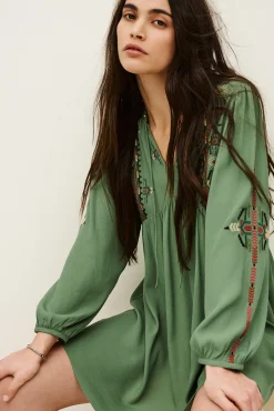 TELMA robe mini brodée
