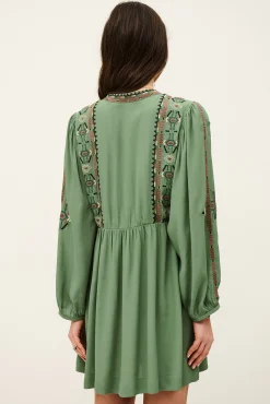 TELMA robe mini brodée