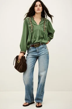 TILT blouse brodée ample