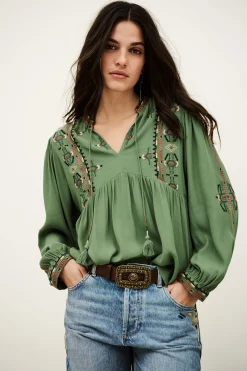 TILT blouse brodée ample