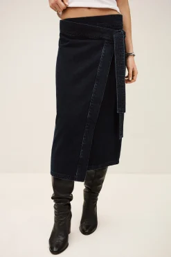 TIMY jupe midi denim