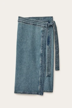 TIMY jupe midi denim