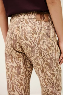 TOOTY jean bootcut imprimé