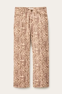 TOOTY jean bootcut imprimé
