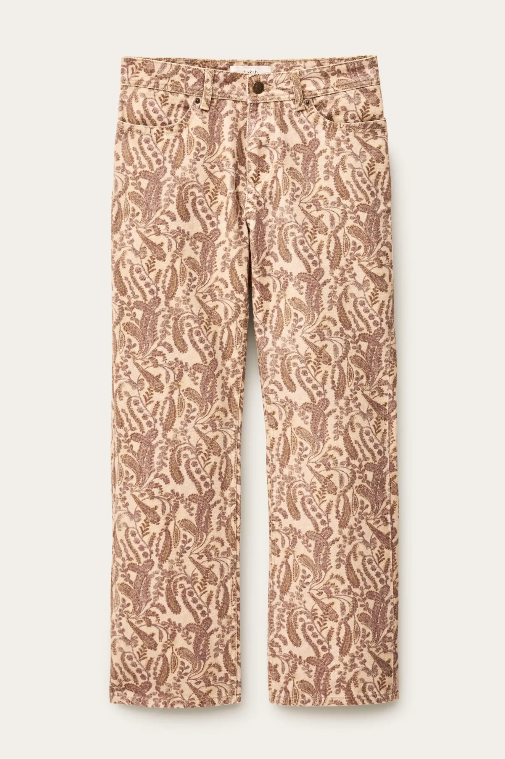 TOOTY jean bootcut imprimé