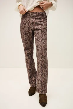 TOOTY jean bootcut imprimé