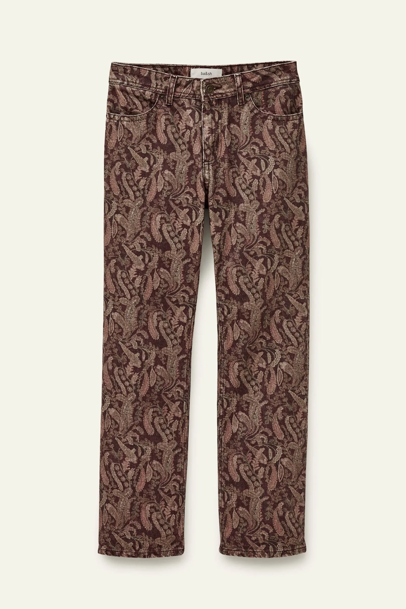 TOOTY jean bootcut imprimé